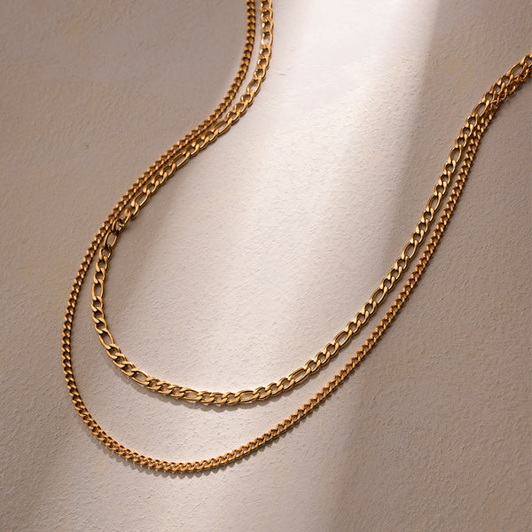 Collier double couche en acier inoxydable
