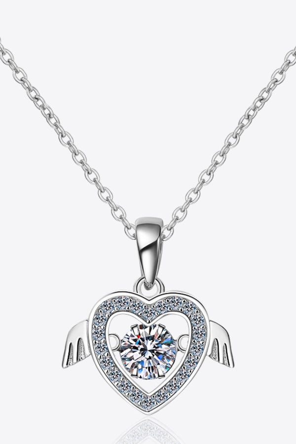 Collier en argent sterling 925 avec moissanite