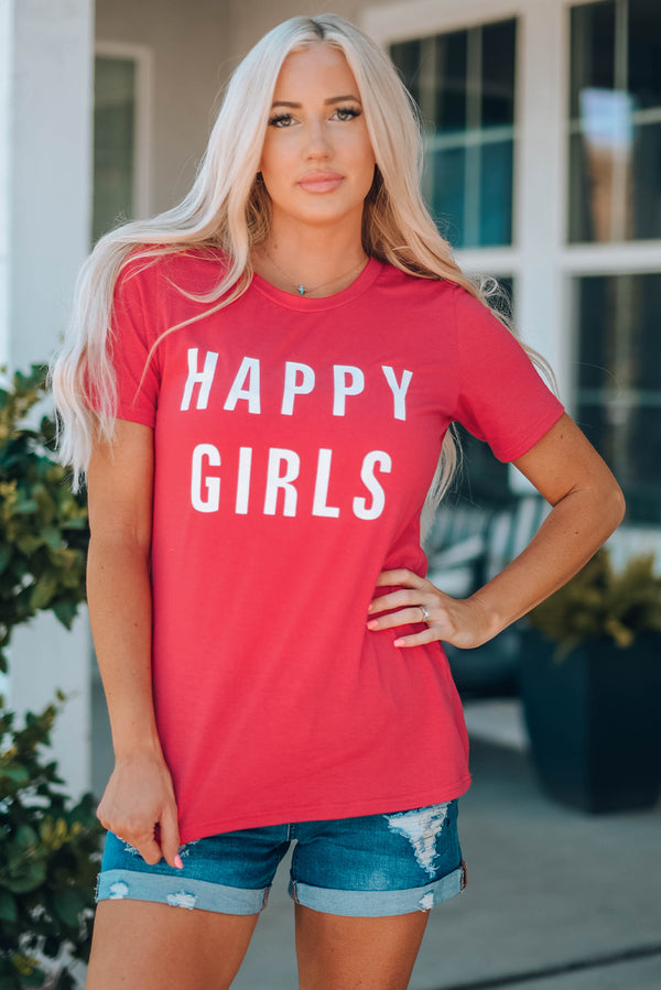 T-shirt à manches courtes HAPPY GIRLS
