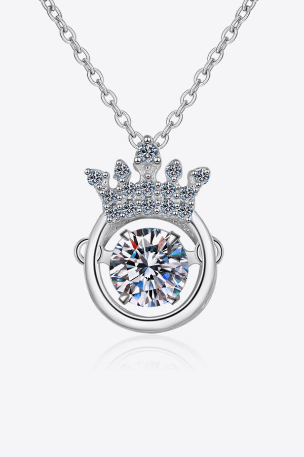 Collier en argent sterling 925 avec moissanite