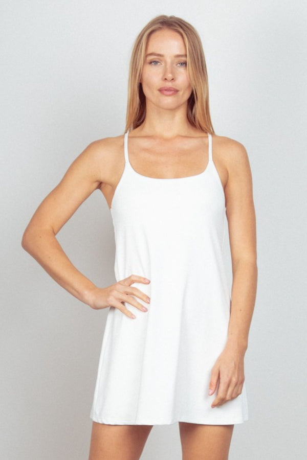 Robe de tennis active sans manches VERY J avec doublure Unitard