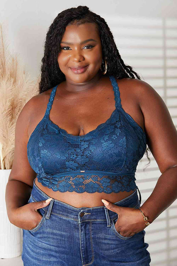 Soutien-gorge en dentelle croisée taille réelle Juliette de JadyK